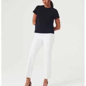Spanx kick flare white pants size 1X